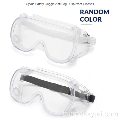 Goggles de protection anti-poussière anti-brouillard